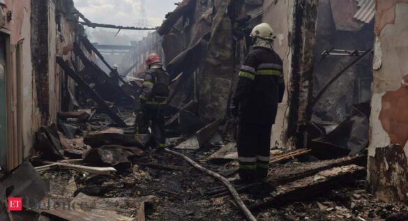 UK: Russia bombarding Kharkiv to keep Ukraine from using forces elsewhere