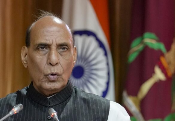 Anyone casting evil eye on India is given befitting reply: Rajnath Singh