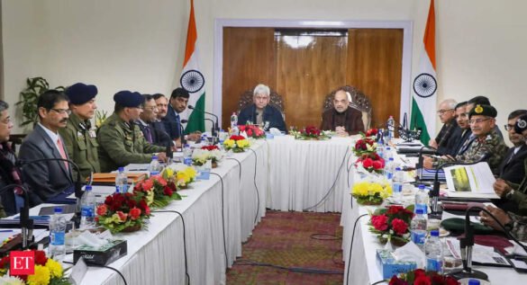 Union Home Minister Amit Shah arrives in Jammu, reviews security situation in backdrop of twin terror attacks in Rajouri