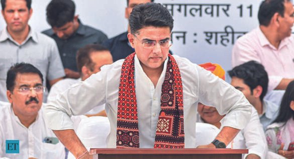 ‘Fasting’ Sachin Pilot defies AICC diktat; targets own government