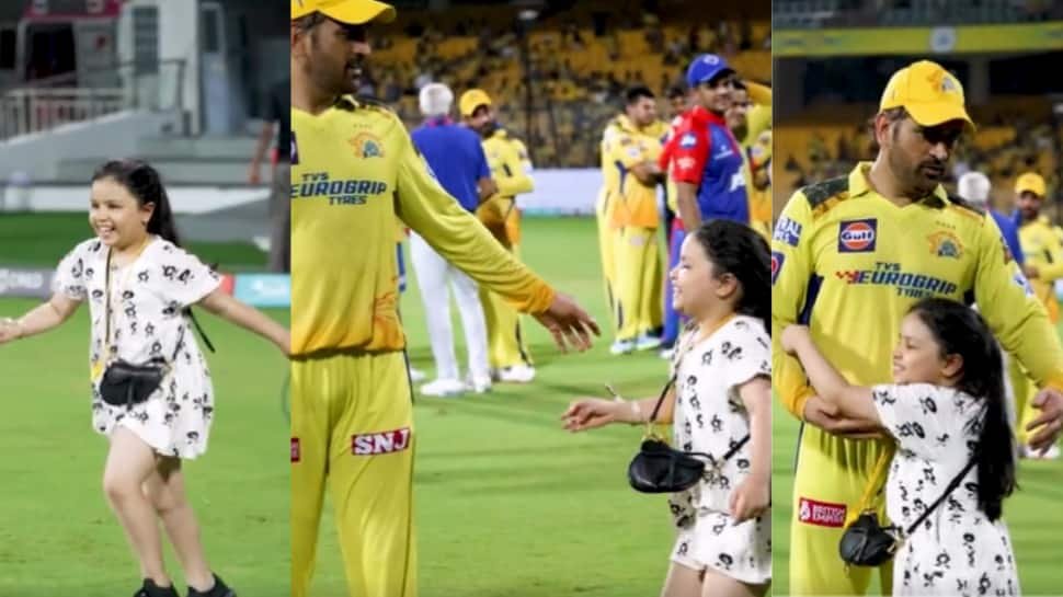 Watch: IPL Share Video Of Ziva Hugging Dad MS Dhoni After CSK Beat DC