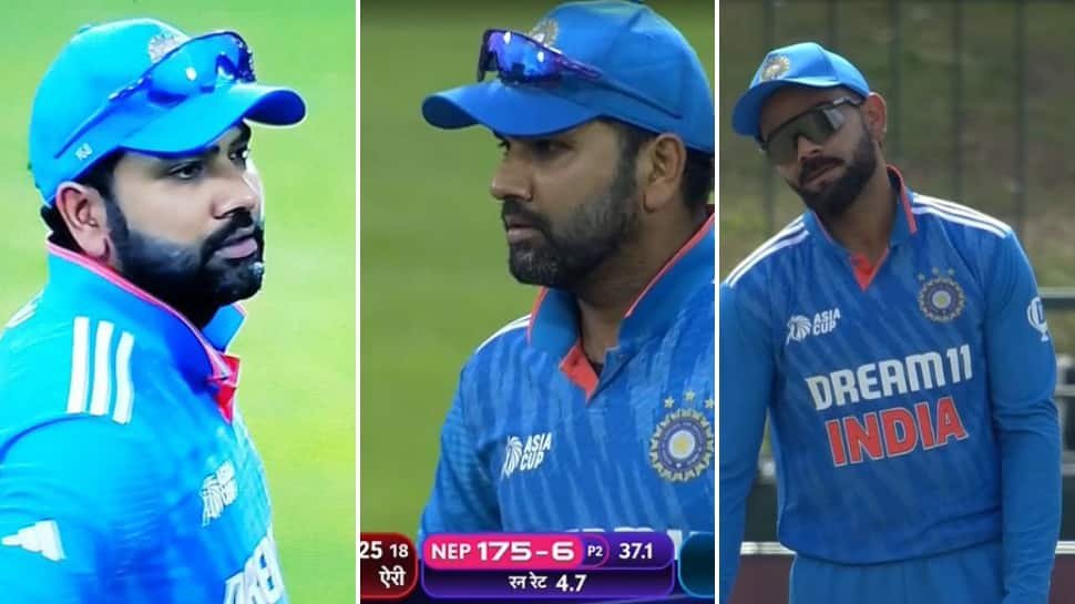 Watch: Rohit Sharma Fumes In Anger Following Poor Fielding By Team India During Nepal Clash