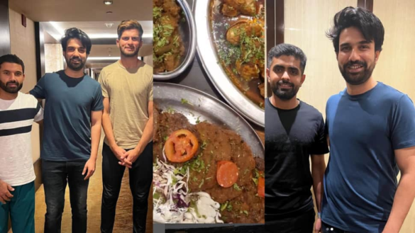 Cricket World Cup 2023: Pakistan Players Enjoy ‘Peshawari Chapli Kebab’ At Hyderabad Restaurant After Biryani Feast