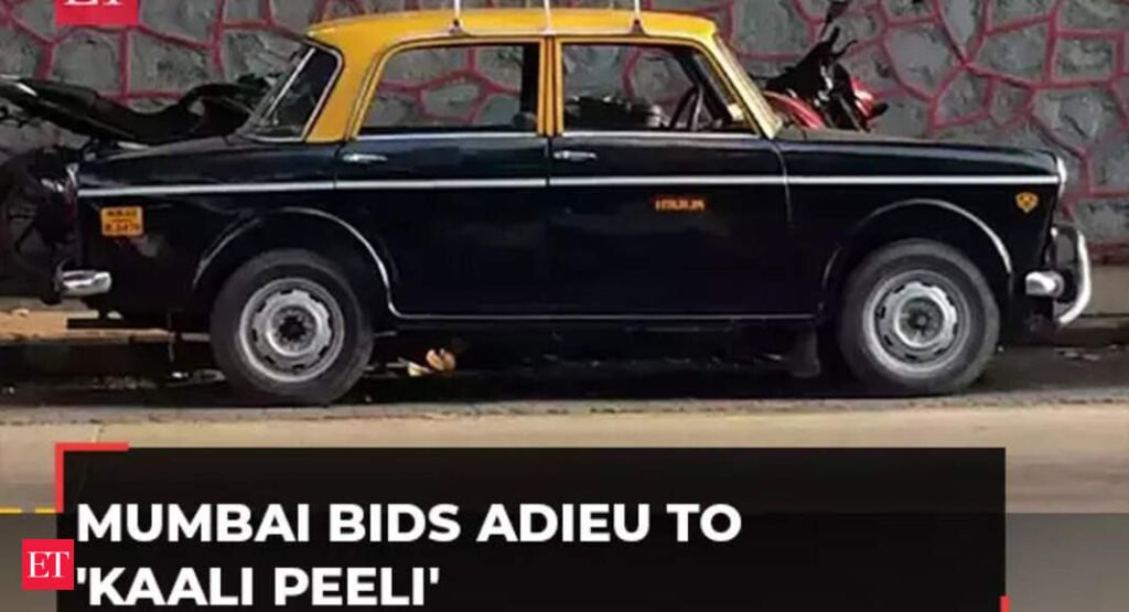 Mumbai’s iconic ‘kaali peeli’ taxis to go off roads after almost 6 decades