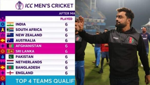 How Does Cricket World Cup 2023 Points Table Look After Afghanistan’s Win Over Sri Lanka?