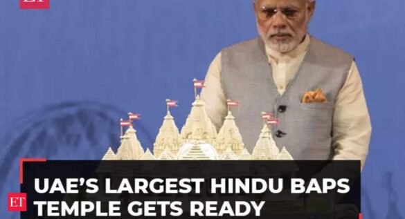 Abu Dhabi: UAE’s largest Hindu BAPS Temple gets ready, to be inaugurated by PM Modi