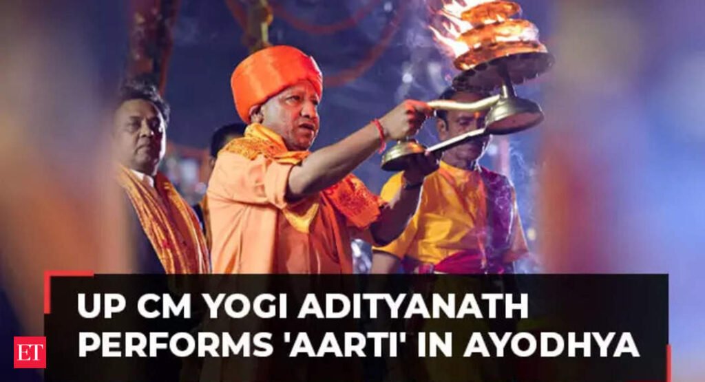 Deepotsav celebrations 2023: UP CM Yogi Adityanath performs ‘Aarti’ in Ayodhya