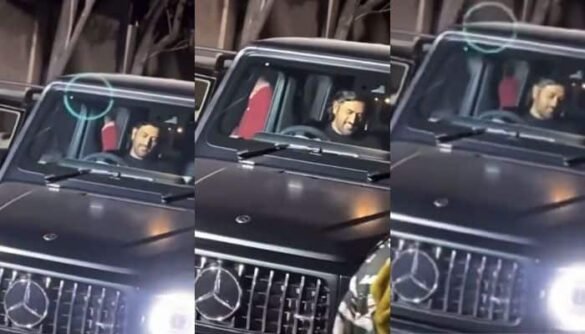 WATCH: MS Dhoni’s James Bond Moment; Behind The Wheel Of Mercedes G Class