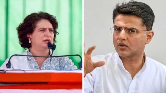 Congress relieves Priyanka Gandhi from post of UP incharge, Sachin Pilot gets key role ahead of polls