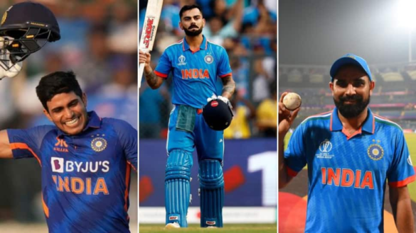 Virat Kohli, Shubman Gill, Mohammed Shami Named Nominees For ICC Men’s ODI Cricketer Of 2023