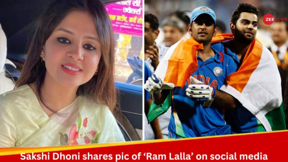 MS Dhoni Did Not Attend Ram Temple Inauguration, Wife Sakshi Shares Pic Of ‘Ram Lalla’ On Insta; Check Here