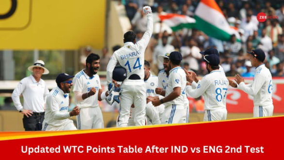 WTC Points Table 2023-25: Team India Get Big Jump In Rankings, England Take 8th Spot After IND vs ENG 2nd Test