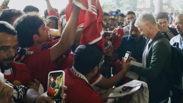 WATCH: Former Manchester United Coach And Player Ole Gunnar Solskjaer Arrives In Mumbai