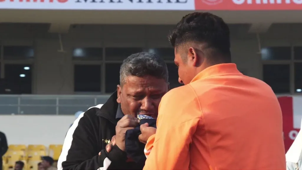 IND vs ENG: Sarfaraz Khan FINALLY receives debut cap! EMOTIONAL moment ensues as he hugs his father