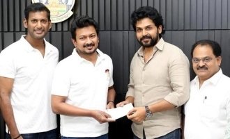 Minister Udhayanidhi Stalin extends helping hand for the Nadigar Sangam building!