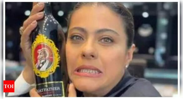 Kajol drops pic with wine bottle, says ‘I may not drink but can get a good laugh’