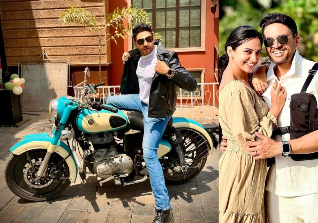 Anupamaa: Gaurav Khanna shares dashing pictures as he poses on a bike; wife Akanksha has the best reaction