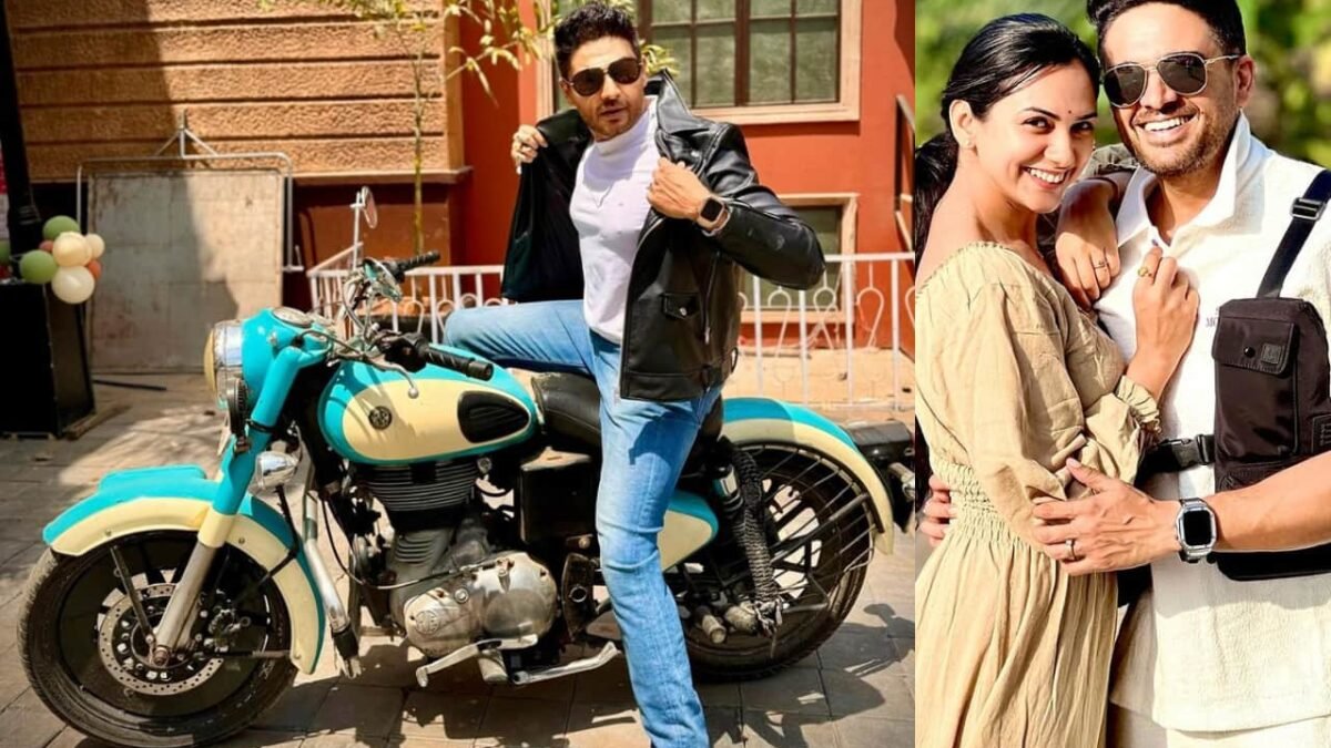 Anupamaa: Gaurav Khanna shares dashing pictures as he poses on a bike; wife Akanksha has the best reaction