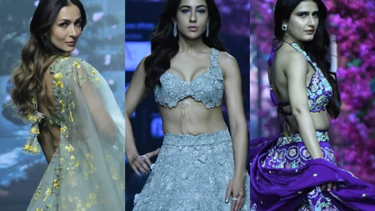 Lakme Fashion Week: Sara Ali Khan flaunts her scar as she walks the ramp; Malaika Arora, Fatima Sana Shaikh up the glam quotient