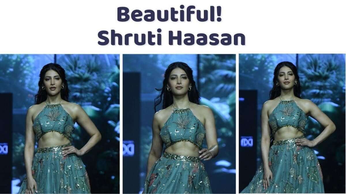 Lakmè Fashion Week: Shruti Haasan flaunts her perfect abs as she walks the ramp [Video]