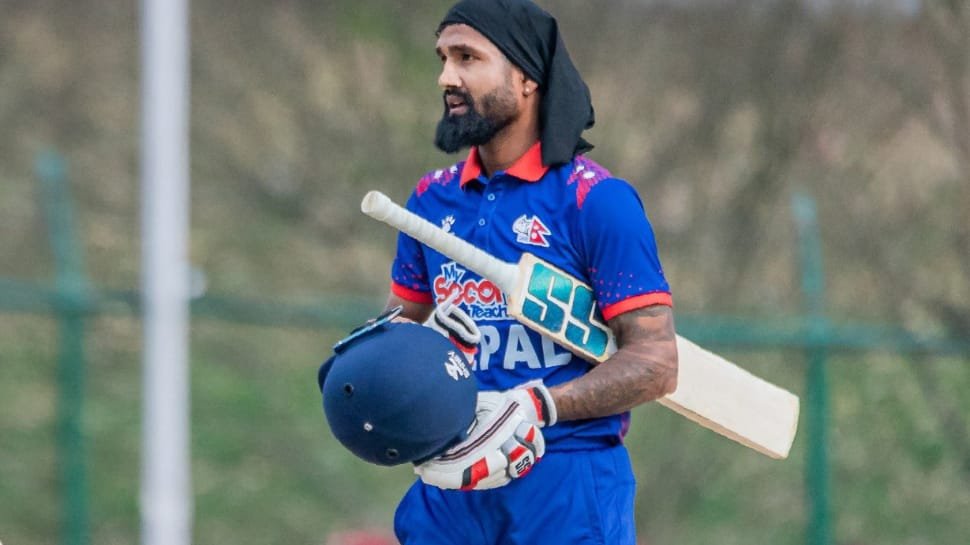 WATCH: 6,6,6,6,6,6; Nepal’s Dipendra Singh Airee Rans Havoc Vs Qatar Bowler