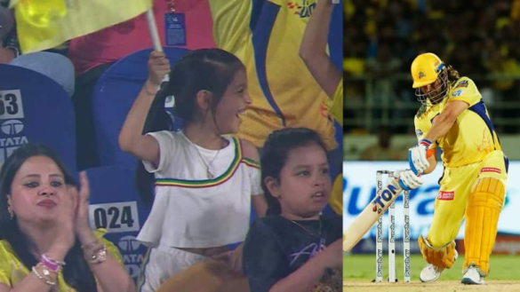 IPL 2024: Sakshi Dhoni, Ziva Dhoni Cheer For MS Dhoni’s CSK In Hyderabad, Pic Goes Viral