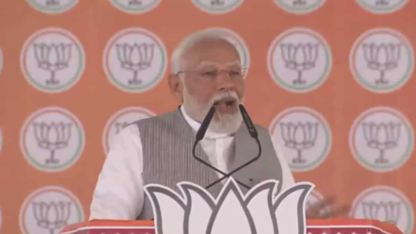 WATCH: PM Modi targets Congress party after Pakistan leader’s ‘Rahul on fire’ comment