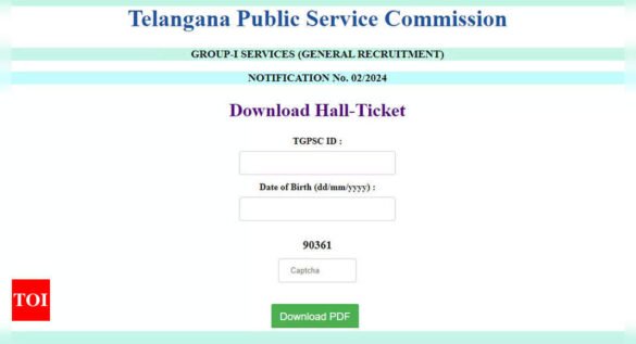 TSPSC Group 1 Hall Ticket 2024 Released on tspsc.gov.in: Download Your Admit Card Now for June 9 Exam