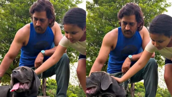 WATCH: Ziva Dhoni’s Adorable Video For MS Dhoni On Father’s Day Goes Viral