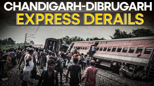 Chandigarh-Dibrugarh Express train derails in Gonda; four killed, several injured