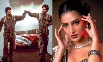 Shruti Haasan on board for Thalapathy Vijay’s ‘GOAT’? When’s the third single coming out?