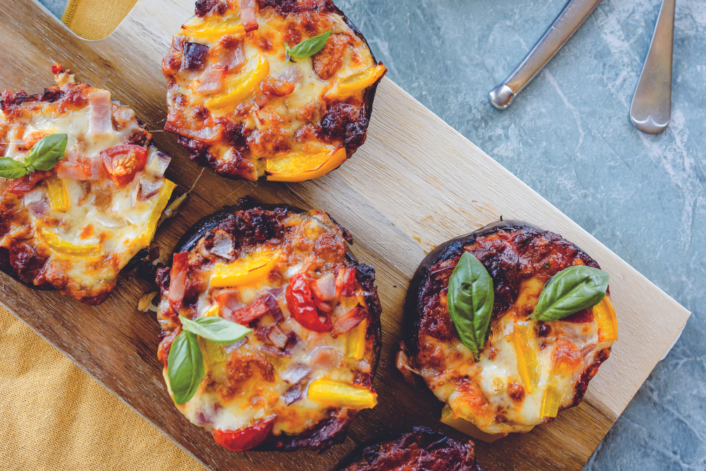 Eggplant “Pizza” Parmesan