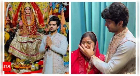 Khatron Ke Khiladi 14’s Abhishek Kumar celebrates his 29th birthday with ‘mata ki chowki’; the actor’s mother gets emotional at son’s special occasion