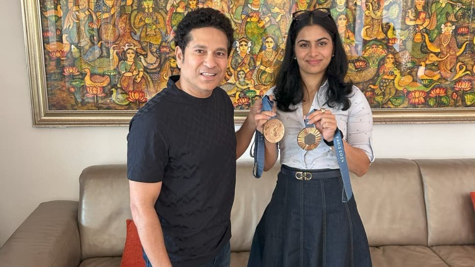 Manu Bhaker’s Special Post For Sachin Tendulkar Goes Viral, Shooter Credits Legendary Cricketer For Inspiring Her