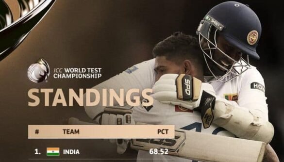 How Does Updated WTC Points Table Look After England’s Defeat Against Sri Lanka At Oval?