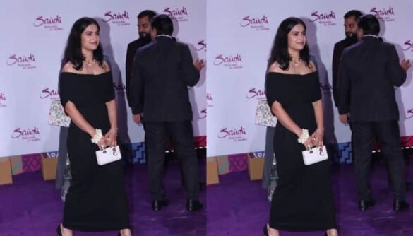 Manu Bhaker Steals The Spotlight With Chic Black Off-Shoulder Dress Post-Olympics, Pic Goes Viral