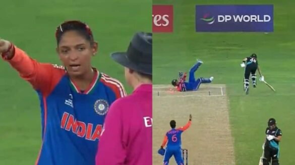 Harmanpreet Kaur Angry Over Run-Out Controversy, Argues With Umpires During IND vs NZ Women’s T20 WC 2024 Clash