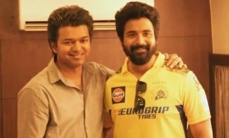 Makers unveil the BTS video of Thalapathy Vijay and Sivakarthikeyan from ‘GOAT’!