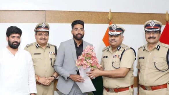 Mohammed Siraj Takes Charge As Deputy Superintendent Of Police In Telangana Government