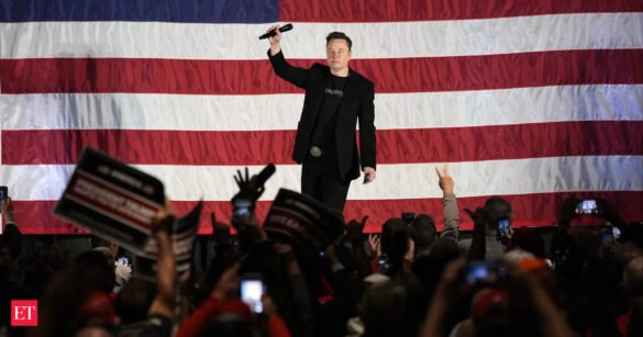 Elon Musk holds his first solo event in support of Trump in the Philadelphia suburbs