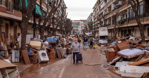 Storms In Barcelona Disrupt Rail Service As Troops Search For Flood Victims In Valencia