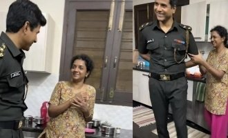 Sivakarthikeyan surprises his wife in ‘Amaran’ getup!