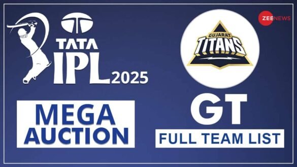 IPL 2025 GT Mega Auction: Check Gujarat Titans Full Players List, Squad