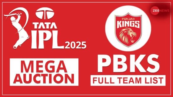 IPL 2025 PBKS Full Squad: Check Punjab Kings Full List Of Players In IPL Mega Auction