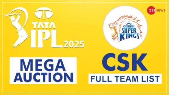 CSK IPL 2025 Full Player List: Chennai Super Kings Updated Squad With Complete Details Of Retained And Released Players