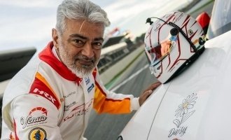 Ajith Kumar prepares his new race car with Tamil Nadu government’s logo!