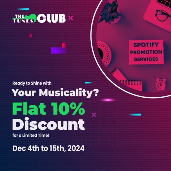 Get a 10% Discount on Spotify Promotion Services from The Tunes Club