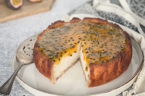 Vegan Passionfruit Cheesecake