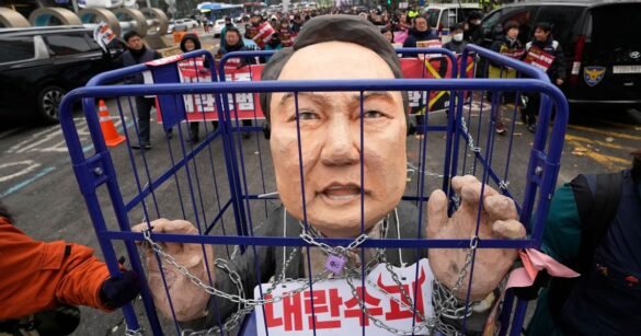 South Korean Court Issues Warrant To Detain Impeached President Yoon