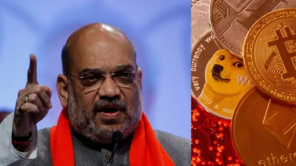 Amit Shah Calls for ‘Strict Measures’ on Cryptocurrency, Dark Web, Drones